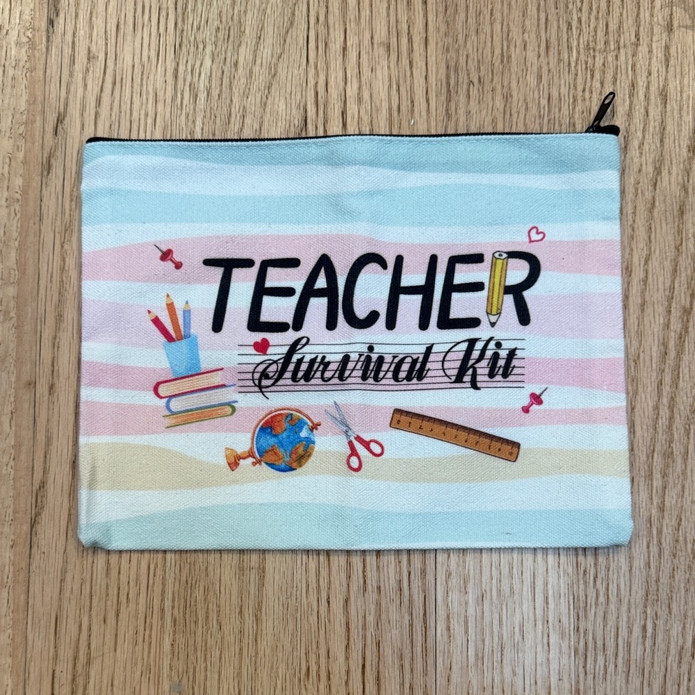 Teacher Survival Kit Pouch - Multicolor